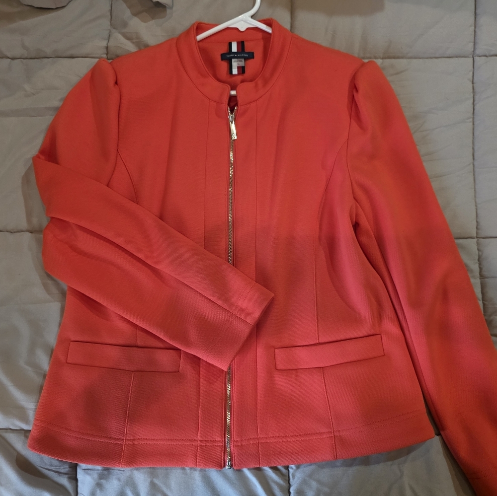 Tommy Hilfiger Women’s Coral Zip-Front Jacket Size16